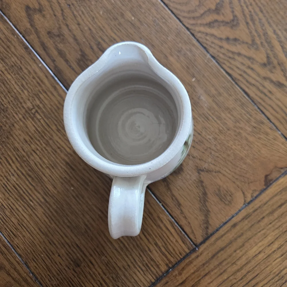 Studio Pottery Syrup Or Cream Pitcher